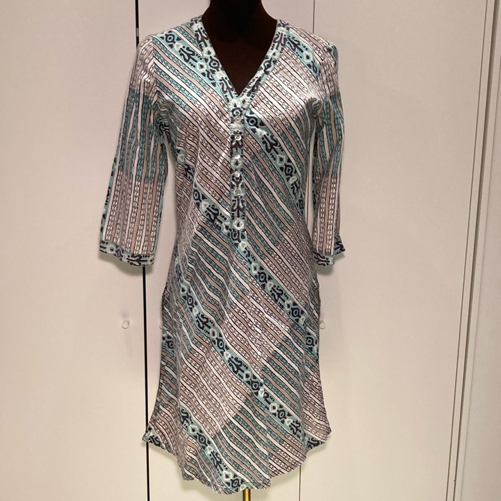 Anokhi dress cover up cotton lightweight M